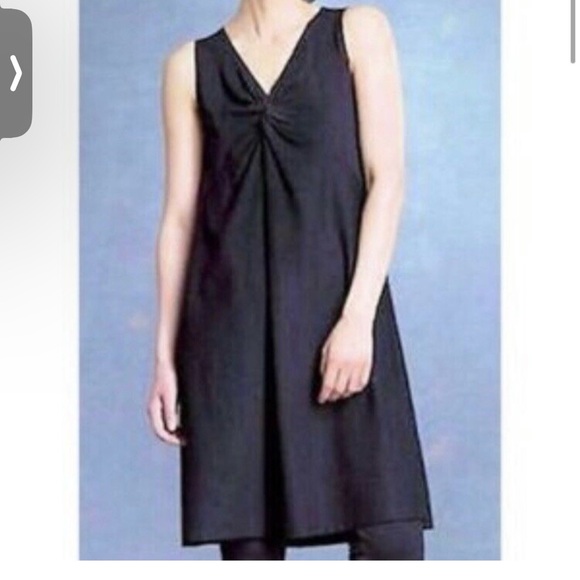 Eileen Fisher Dresses & Skirts - Eileen Fisher V Neck Twist Front Rayon crepe knee length dress size large